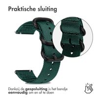 imoshion Nylon bandje - Universeel 22 mm aansluiting - Donkergroen