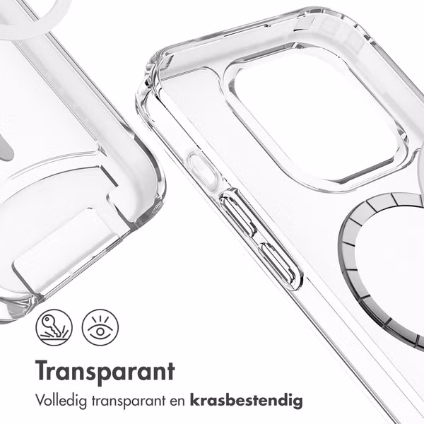 imoshion MagSafe Backcover met afneembaar koord Apple iPhone 15 Pro - Transparant