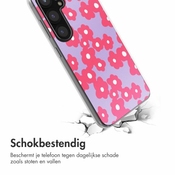 imoshion  Design hoesje Samsung Galaxy S25 - Dusty Rose Blossoms