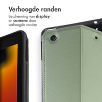 Accezz Classic Tablet Case Apple iPad 9 (2021) 10.2 inch / iPad 8 (2020) 10.2 inch / iPad 7 (2019) 10.2 inch - Groen