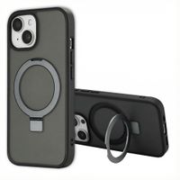 Accezz Ring Stand Backcover met MagSafe Apple iPhone 15 Pro - Zwart