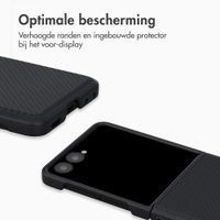 Accezz Grid Backcover Samsung Galaxy Z Flip 8 - Zwart