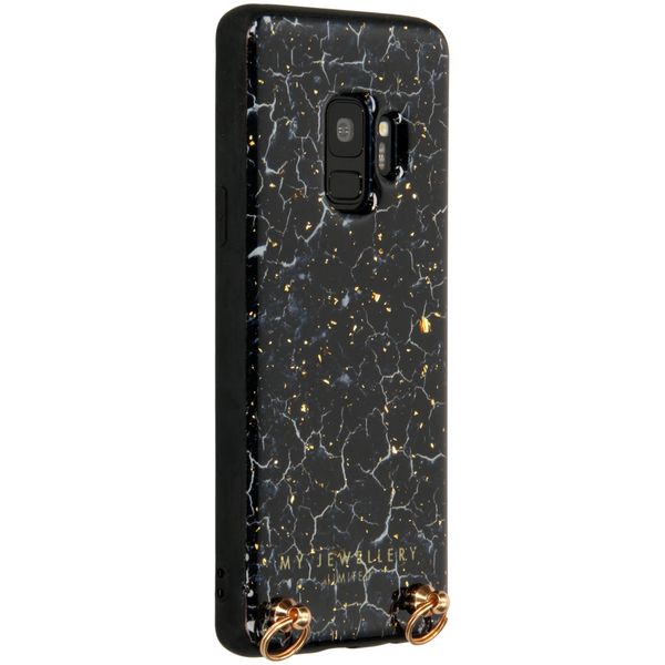 My Jewellery Marmer Hardcase Koordhoesje Samsung Galaxy S9 - Blue Marble