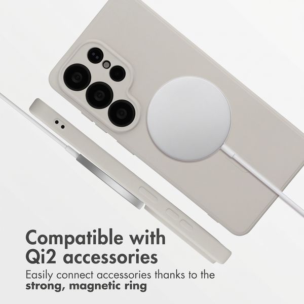 imoshion Colour Back Cover with MagSafe Samsung Galaxy S26 Ultra - Beige