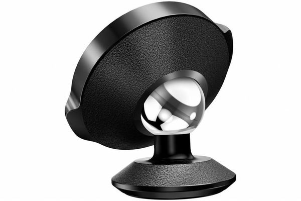 Baseus Leather Magnetic Car Mount - Telefoonhouder auto - Dashboard - Magnetisch - Zwart