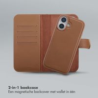Selencia Olyn Uitneembare Bookcase met MagSafe Apple iPhone 17 - Bruin