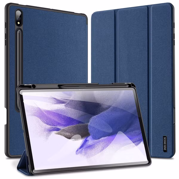 Dux Ducis Domo Bookcase Samsung Galaxy Tab S9 Plus - Donkerblauw