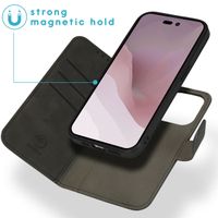 imoshion Uitneembare 2-in-1 Luxe Bookcase Apple iPhone 14 Pro - Zwart
