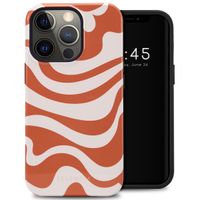 Selencia Vivid Tough Backcover Apple iPhone 13 Pro - Dream Swirl Orange