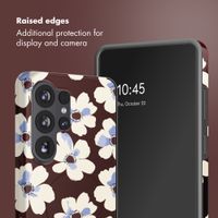 Selencia Vivid Back Cover with MagSafe Samsung Galaxy S26 Ultra - Choco Flower Pop