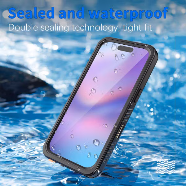 Redpepper Dot Plus Waterproof Backcover Apple iPhone 17 - Zwart