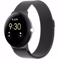 imoshion Milanees magnetisch bandje Google Pixel Watch 3 / 4 (45 mm) - Zwart