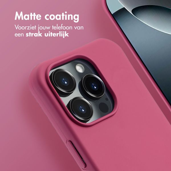 imoshion Color Backcover met afneembaar koord MagSafe Apple iPhone 16 Pro Max - Raspberry