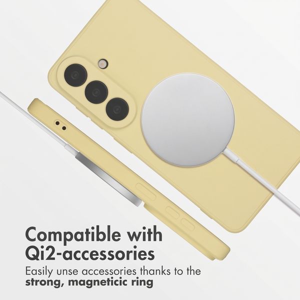 imoshion Colour Back Cover with MagSafe Samsung Galaxy S26 - Vanilla