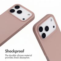 imoshion Silicone Case with Strap Apple iPhone 17 Pro - Sand Pink