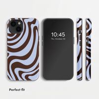 Selencia Vivid Back Cover Apple iPhone 14 - Dream Swirl Chocolate