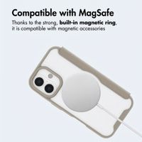 imoshion Transparent Bookcase with MagSafe Apple iPhone 16 - Beige