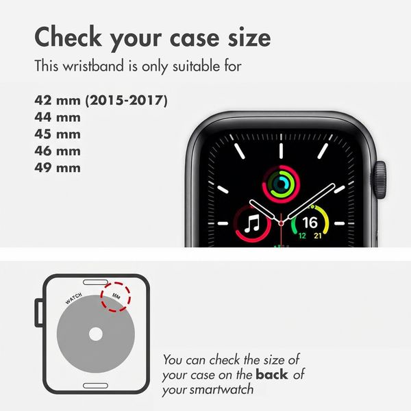 Apple Milanese Loop Band Apple Watch | 44/45/46/49 mm - Goud