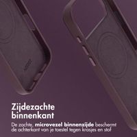 Accezz MagSafe Leather Backcover Apple iPhone 17 Pro Max - Heath Purple