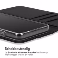 Accezz Wallet Softcase Bookcase Samsung Galaxy A23 (5G) - Zwart