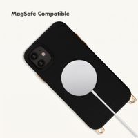 Selencia Rivièra MagSafe Back Cover with detachable hooks Apple iPhone 11 - Velvet Black