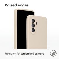 Accezz Liquid Silicone Back Cover Samsung Galaxy A37 (5G) - Stone