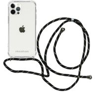 imoshion Backcover met koord Apple iPhone 12 (Pro) - Zwart / Goud