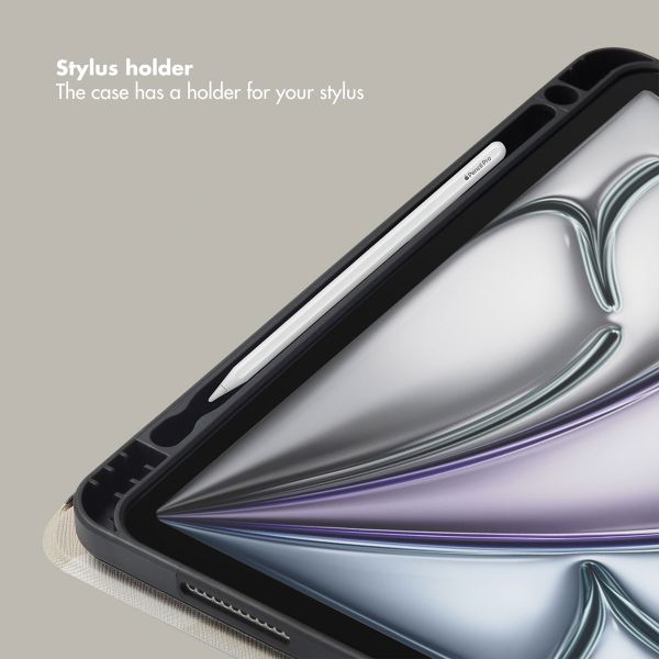 Selencia Vivid Tablet Case Apple iPad Air 11 inch (2026) M4 / (2025) M3 / (2024) M2 / Air 5 (2022) / Air 4 (2020) - Desert Waves Beige
