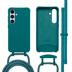 imoshion Color Backcover met afneembaar koord MagSafe Samsung Galaxy S24 / S25 - Donkergroen