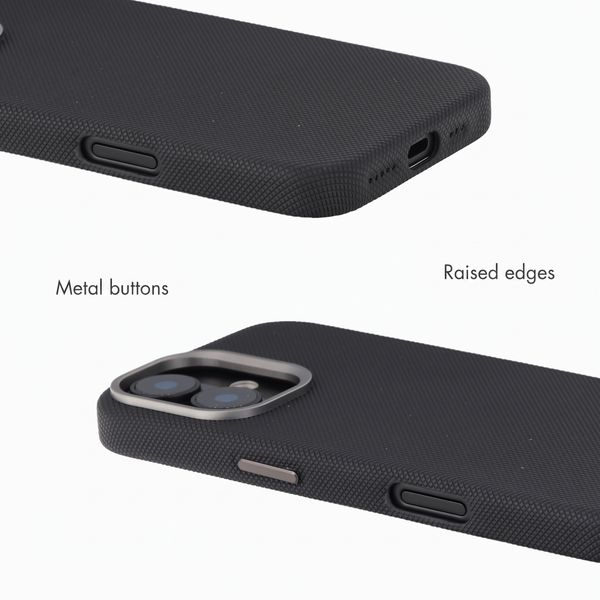 Accezz Mesh Back Cover with MagSafe Apple iPhone 16 - Black