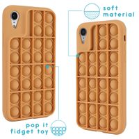 imoshion Pop It Fidget Toy - Pop It hoesje iPhone Xr - Goud