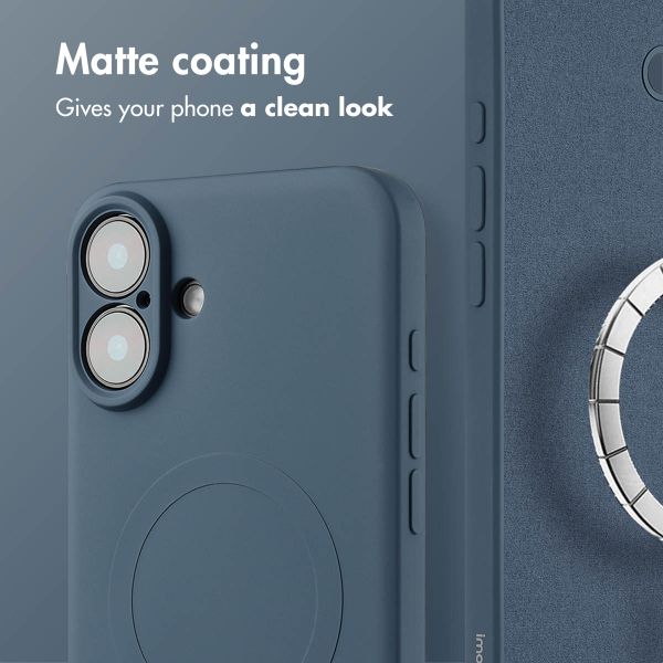 imoshion Colour Back Cover with MagSafe Apple iPhone 16 - Dark Blue