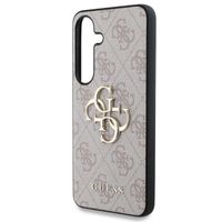 Guess 4G Metal Logo Backcover Samsung Galaxy S25 Plus - Roze