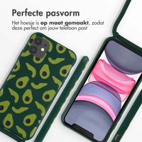imoshion Siliconen design hoesje met koord Apple iPhone 11 - Avocado Green