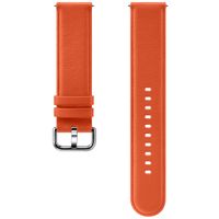 Samsung Originele Leather Band Samsung Galaxy Watch 4 / 5 / 6 / 7 - 20 mm - M/L - Oranje