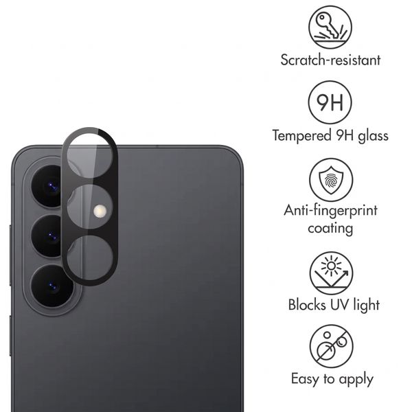 imoshion Camera Protector Glass 2-pack Samsung Galaxy S26 FE - Black