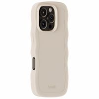 Holdit Wavy Case Apple iPhone 16 Pro - Light Beige