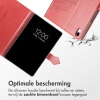 imoshion Mandala Bookcase Apple iPad 11 (2025) 11 inch A16 / iPad 10 (2022) 10.9 inch - Rood