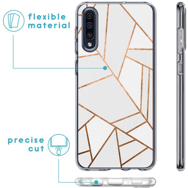 imoshion Design hoesje Samsung Galaxy A50 / A30s - White Graphic