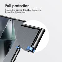 Accezz Tempered Glass Screen Protector + Applicator Samsung Galaxy S24 Ultra