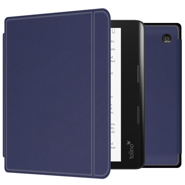 imoshion Slim Hard Case Sleepcover met stand Kobo Sage / Tolino Epos 3 - Donkerblauw