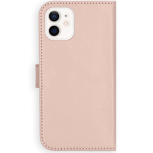 Selencia Echt Leren Bookcase Apple iPhone 12 Mini - Dusty Pink