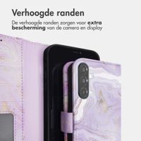 imoshion Design Bookcase Samsung Galaxy A26 - Purple Marble