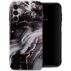 Selencia Vivid Tough Backcover Samsung Galaxy A14 (5G/4G) - Chic Marble Black