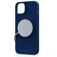 Njorð Collections Suède Comfort+ Case MagSafe iPhone 15 Plus - Blue