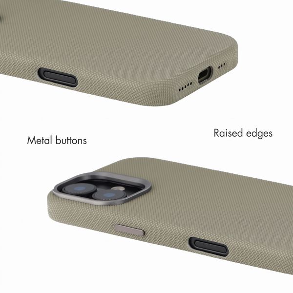 Accezz Mesh Back Cover with MagSafe Apple iPhone 16 - Dark Grey