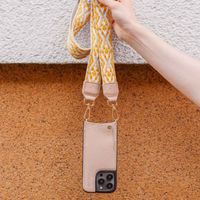 Dutchies Backcover met pashouder Apple iPhone 13 Pro - Beige