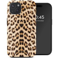 Selencia Vivid Backcover met MagSafe iPhone 15 - Wild Leo