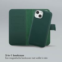 Selencia Olyn Uitneembare Bookcase met MagSafe Apple iPhone 14 / 13 - Groen