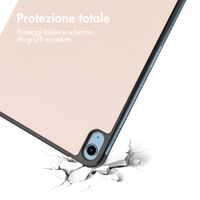 imoshion Trifold Bookcase Apple iPad 11 (2025) 11 inch A16 / iPad 10 (2022) 10.9 inch - Beige